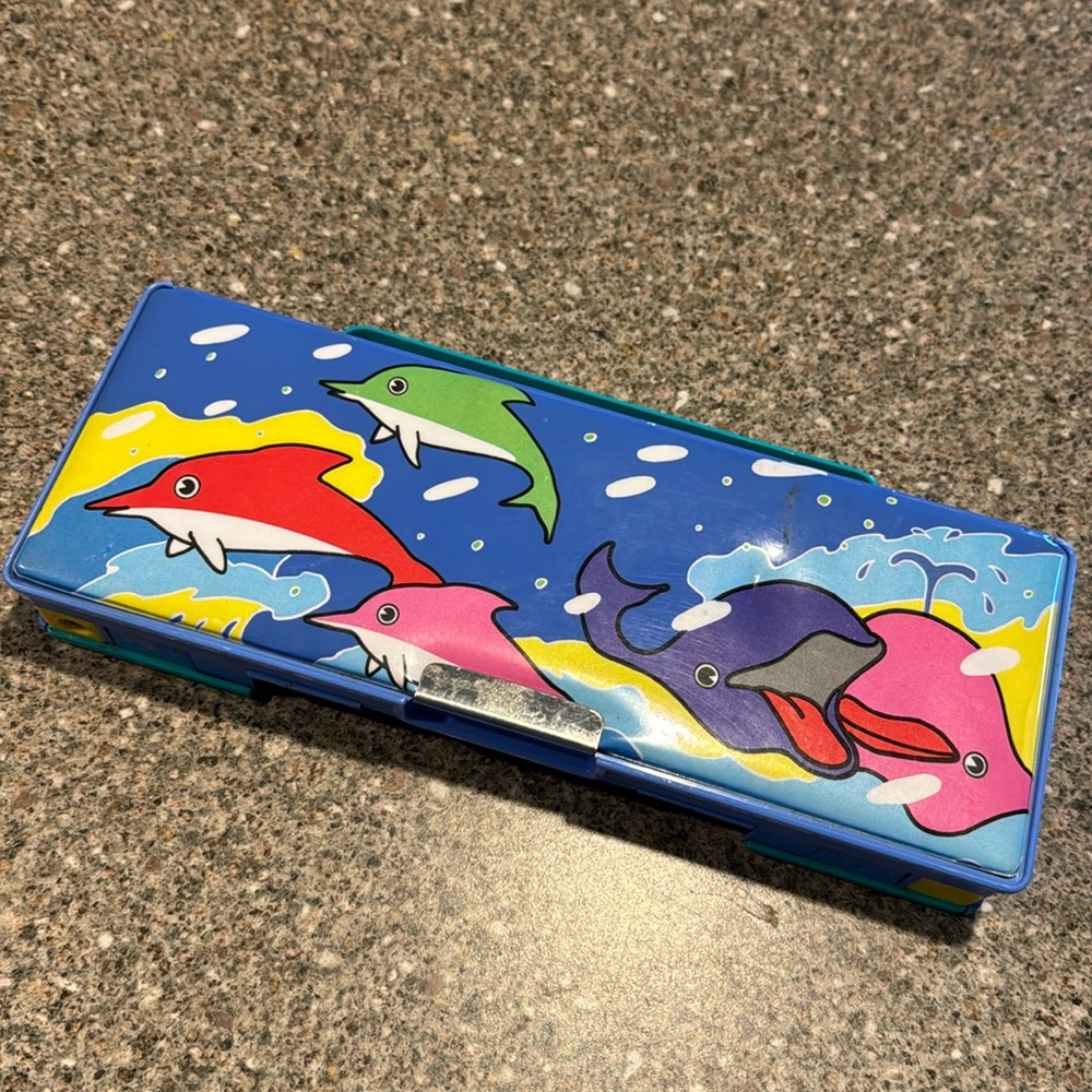 Vintage Flomo Pencil Box